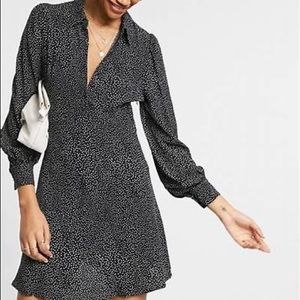 & Other Stories Paris Atelier Diamond Printed Mini Dress